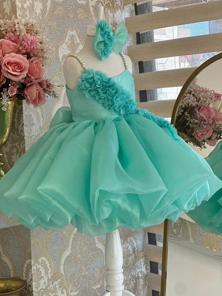 Girls' Dress2025New Pearl Strap Dress Princess Sweet Floral Puff DressParty Dress
Girls' Dress2025New Pearl Strap Dress Princess Sweet Floral Puff DressParty Dress