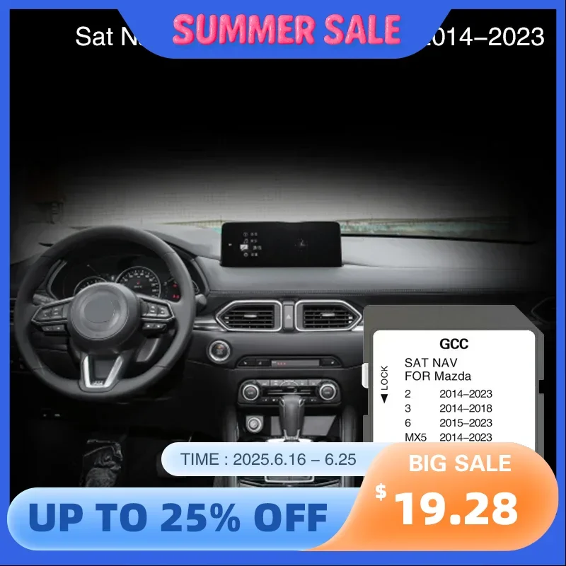 Sat Nav Card for Mazda CX3 Car from 2014 to 2023 Cover Lebanon Morocco Oman Qatar Saudi Arabia United Arab Emirates
Sat Nav Card for Mazda CX3 Car from 2014 to 2023 Cover Lebanon Morocco Oman Qatar Saudi Arabia United Arab Emirates