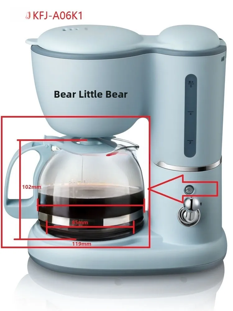 Bear Little Bear KA02NA06K403A07V Coffee hine Glass Pot Filter Handle Poer Box Cup Accories Manual Coffee er
Bear Little Bear KA02NA06K403A07V Coffee hine Glass Pot Filter Handle Poer Box Cup Accories Manual Coffee er