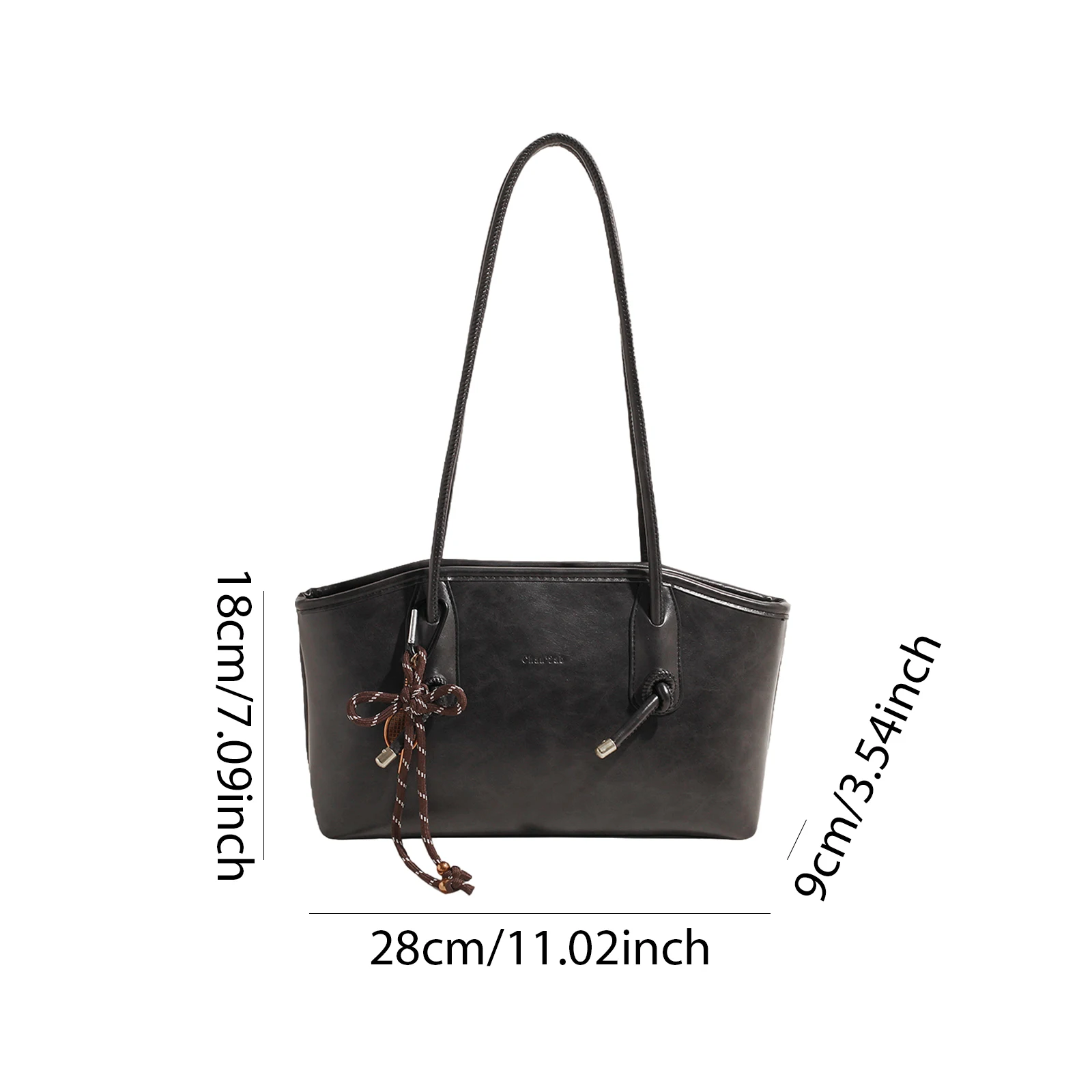 Кожаная сумка через плечо для женщин с подвеской, модная сумка-тоут, стильная сумка для повседневного использования
Кожаная сумка через плечо для женщин с подвеской, модная сумка-тоут, стильная сумка для повседневного использования