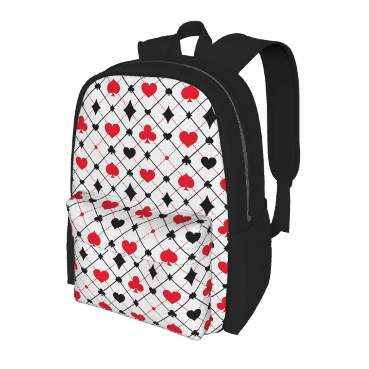 Playing Cards Poker Print Student Backpack School Bag Hiking Travel Daypack for Men Women Bookbag Shoulder Bags
Playing Cards Poker Print Student Backpack School Bag Hiking Travel Daypack for Men Women Bookbag Shoulder Bags