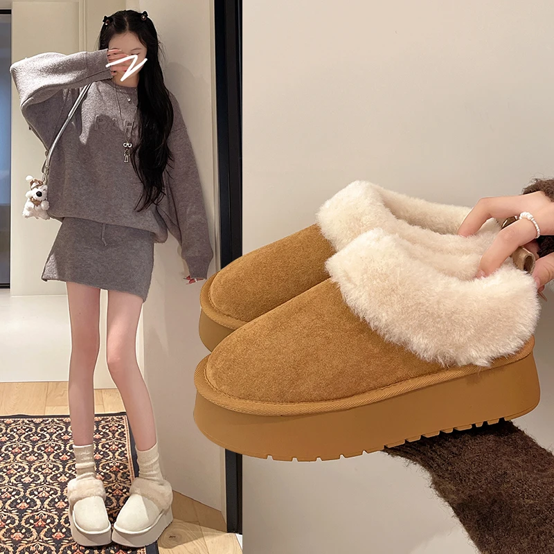 2025 г., женские модные зимние ботинки высокого качества, мягкие тапочки из пушистого плюша и искусственного меха, зимняя домашняя удобная домашняя женская обувь
2025 г., женские модные зимние ботинки высокого качества, мягкие тапочки из пушистого плюша и искусственного меха, зимняя домашняя удобная домашняя женская обувь