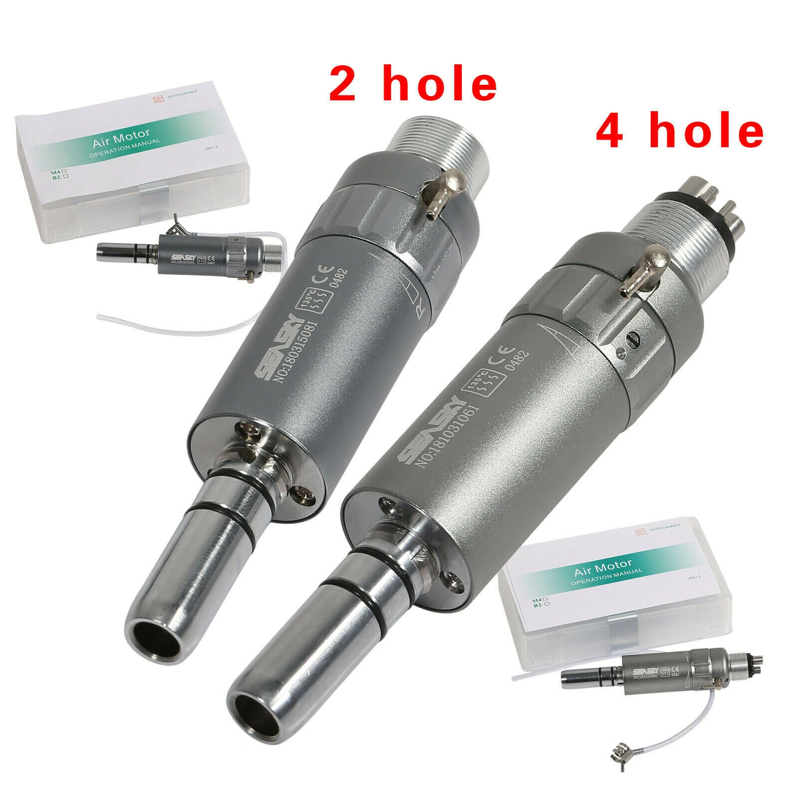 NSK Style Dental Low Slow Speed Air Motor Handpiece E-type 2/4H Micromotor SEASKY
NSK Style Dental Low Slow Speed Air Motor Handpiece E-type 2/4H Micromotor SEASKY