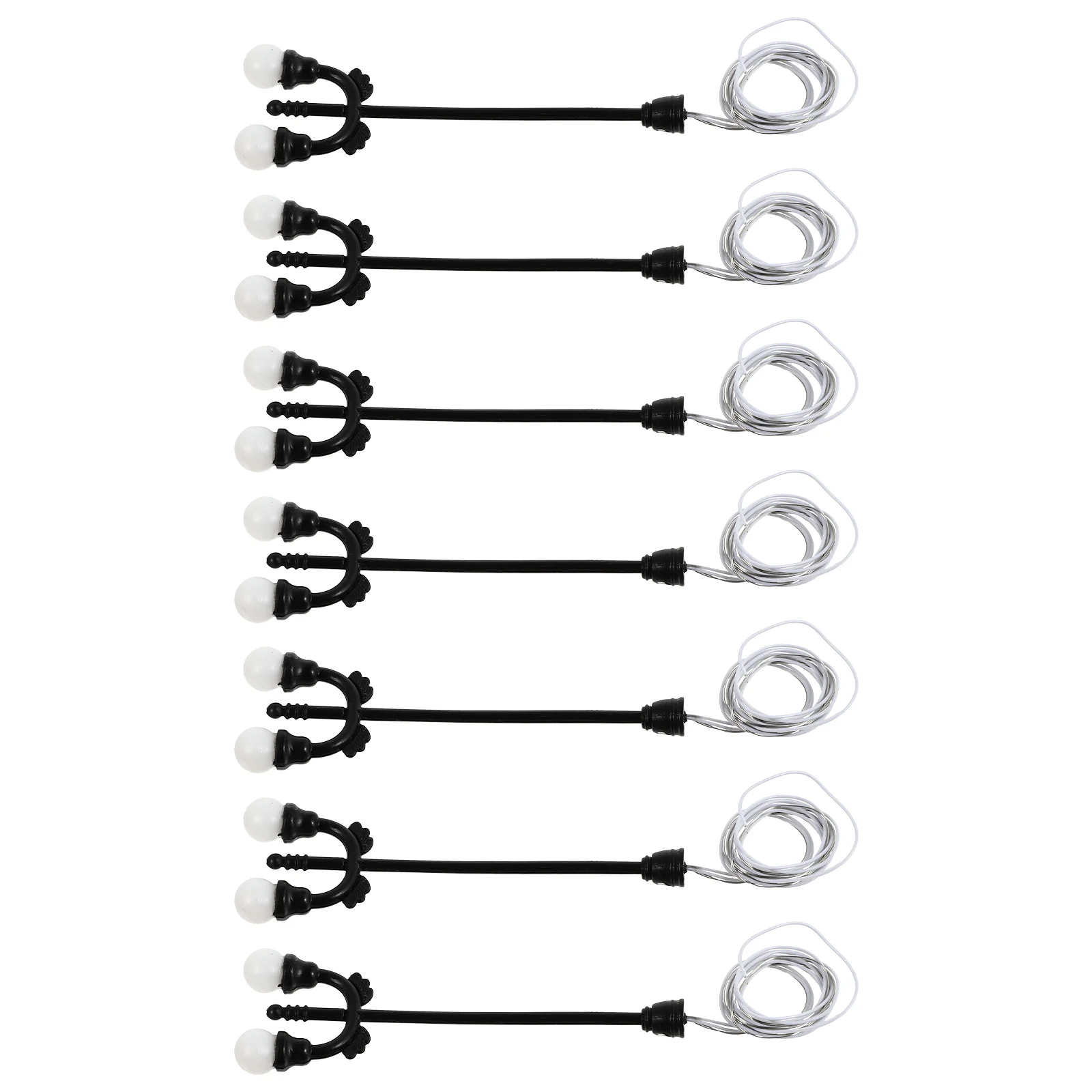 7 Pcs Street Light Simulation Lights Model Miniature Lamp Ornaments Black House Accessory
7 Pcs Street Light Simulation Lights Model Miniature Lamp Ornaments Black House Accessory