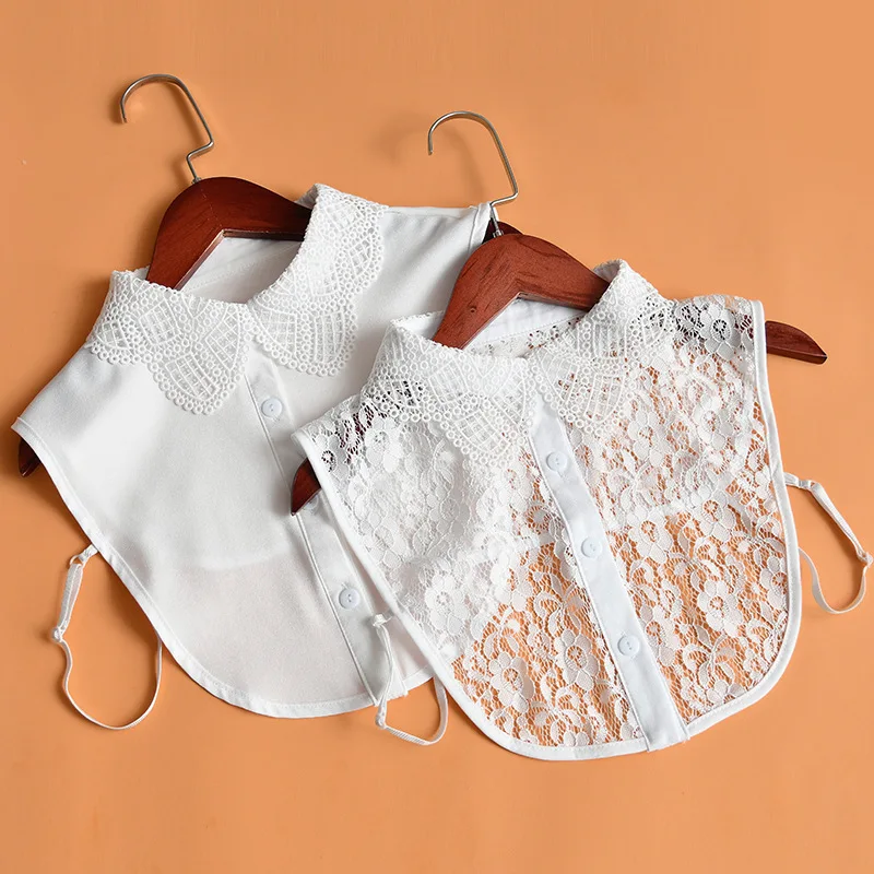 Women Lace Blouse Shirt Fake Collar Vintage Detachable Collar Sleeveless False Collar Lapel Blouse Top Sweater Decor Accessories
Women Lace Blouse Shirt Fake Collar Vintage Detachable Collar Sleeveless False Collar Lapel Blouse Top Sweater Decor Accessories