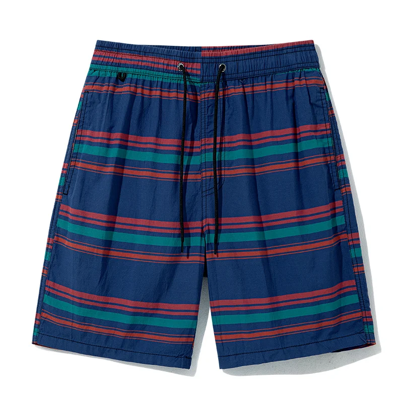 Summer Men's Casual Shorts Striped 100% Cotton Comfortable Loose Fit Moisture-Wicking Drawstring Elastic Waistband for Outdoor
Summer Men's Casual Shorts Striped 100% Cotton Comfortable Loose Fit Moisture-Wicking Drawstring Elastic Waistband for Outdoor