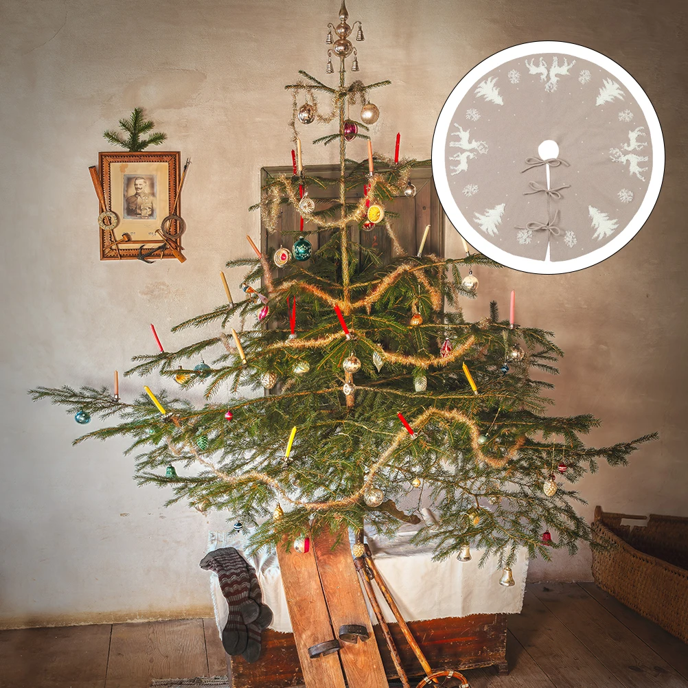 1Pcs Fashion Tree Skirt Comfortable Fabric Ideal for Christmas Parties Home Decor Tree Bottom Cover with Elegant Dress-Up Skirt
1Pcs Fashion Tree Skirt Comfortable Fabric Ideal for Christmas Parties Home Decor Tree Bottom Cover with Elegant Dress-Up Skirt