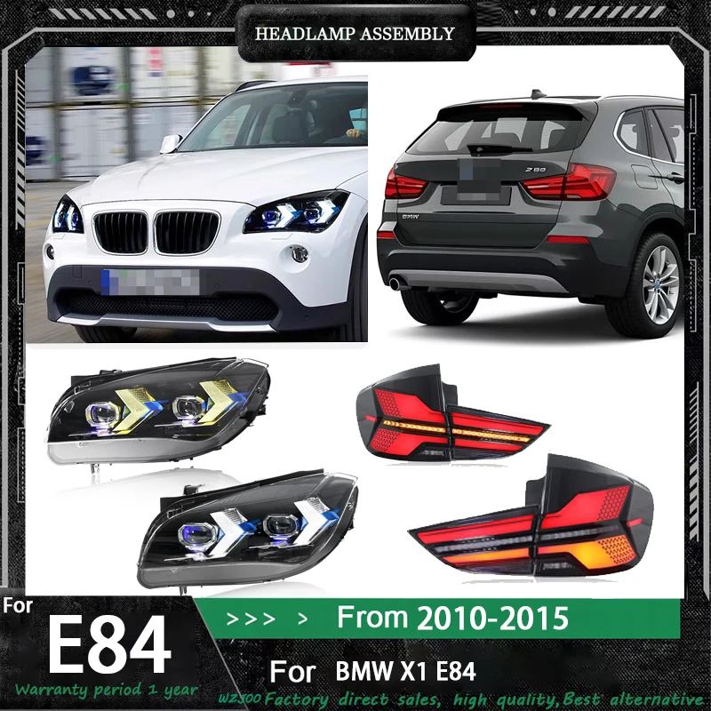 Car Headlights +Taillights for BMW X1 E84 2010 2011 -2015 Headlights E84 DRL Projector Lens Automotive Accessories Plug and Play
Car Headlights +Taillights for BMW X1 E84 2010 2011 -2015 Headlights E84 DRL Projector Lens Automotive Accessories Plug and Play
