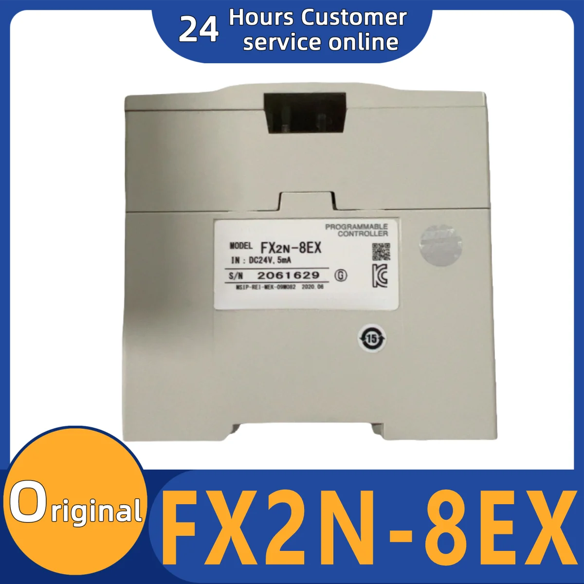 New original programmable controller module FX2N-8EX FX2N-8EYR FX2N-8EYT FX2N-8ER
New original programmable controller module FX2N-8EX FX2N-8EYR FX2N-8EYT FX2N-8ER