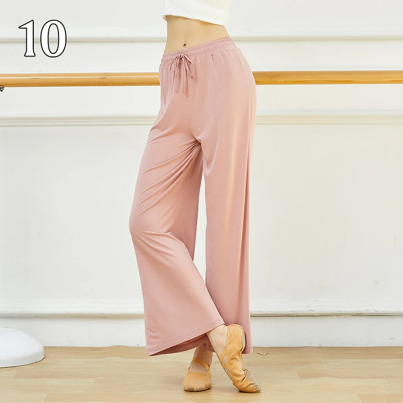 Women Wide Leg Dance Pants Chinese Classical National Dance Training Pants Loose Yoga Trousers Practice Dance Clothes
Women Wide Leg Dance Pants Chinese Classical National Dance Training Pants Loose Yoga Trousers Practice Dance Clothes