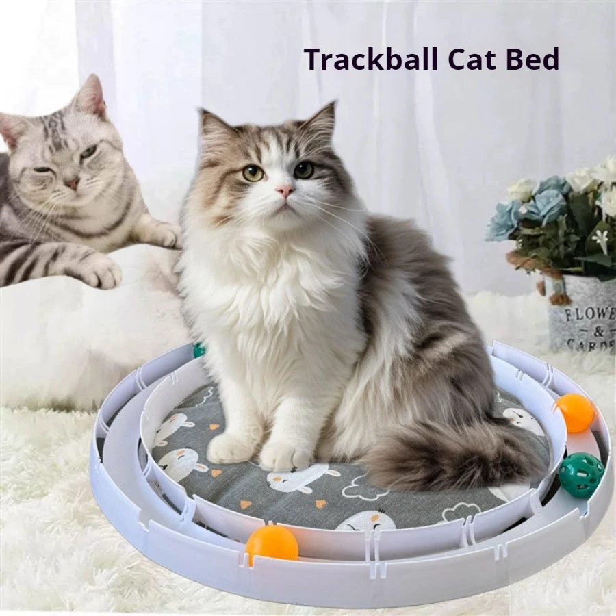 Cat Ball Track Toy,Kitty Toys Roller,Interactive Cat Toy Circle Fun Toy for Kitten Mental Physical Exercise - Medium Size
Cat Ball Track Toy,Kitty Toys Roller,Interactive Cat Toy Circle Fun Toy for Kitten Mental Physical Exercise - Medium Size