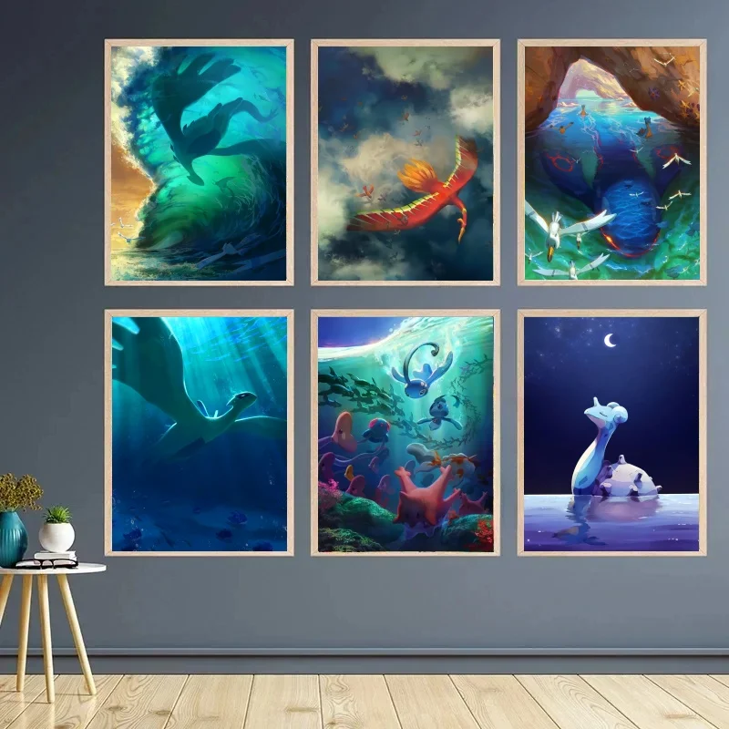 Anime Pokemon Canvas Painting Pikachu Gyarados Eevee Mewtwo Snorlax Poster Wall Print Mural Picture Art Home Decor Gifts Cuadros
Anime Pokemon Canvas Painting Pikachu Gyarados Eevee Mewtwo Snorlax Poster Wall Print Mural Picture Art Home Decor Gifts Cuadros