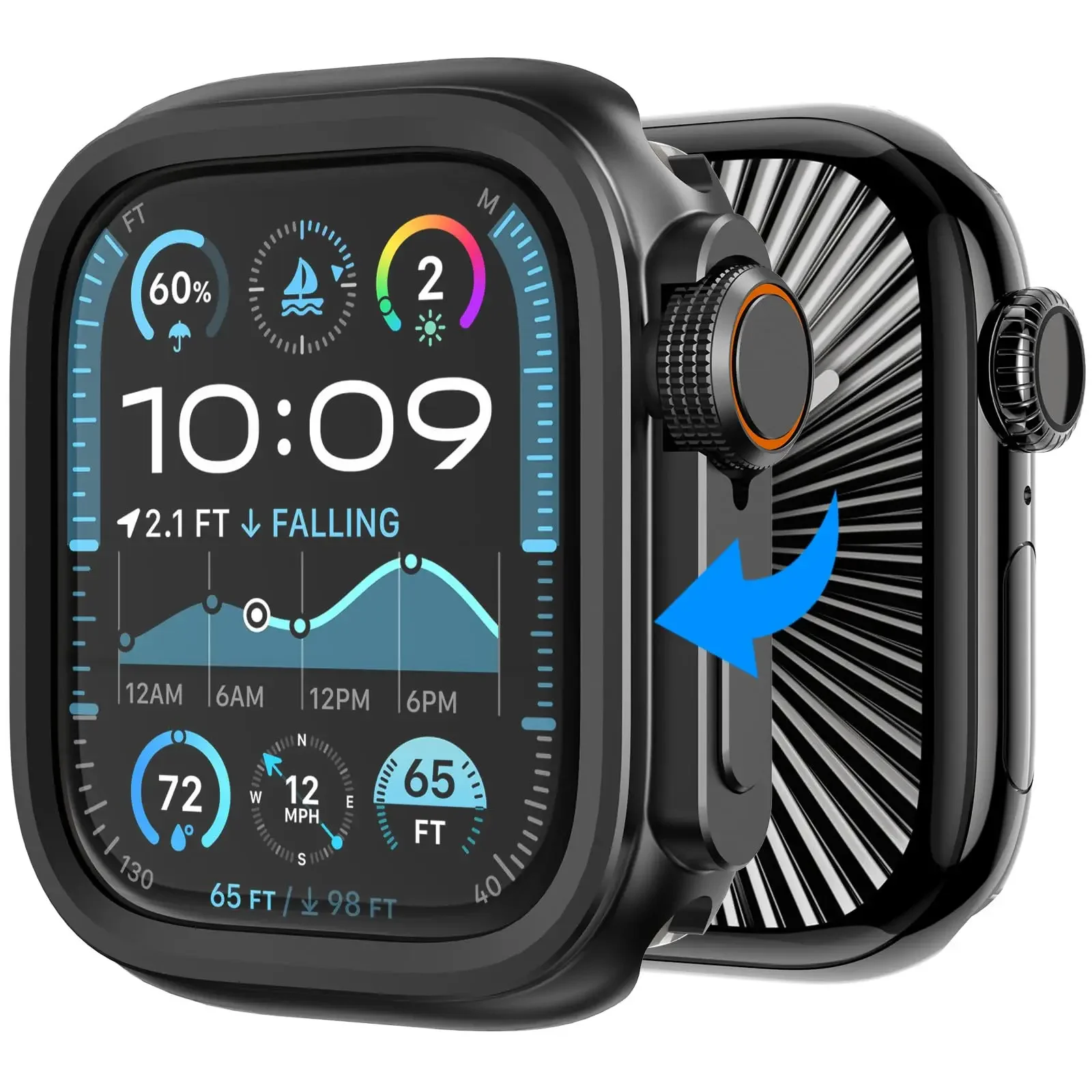 Metal Bumper Case For Apple Watch 46mm 45mm 44mm Protector Frame Cover For iWatch Series 10 9 8 7 6 5 SE Change To Ultra 2 49mm
Metal Bumper Case For Apple Watch 46mm 45mm 44mm Protector Frame Cover For iWatch Series 10 9 8 7 6 5 SE Change To Ultra 2 49mm