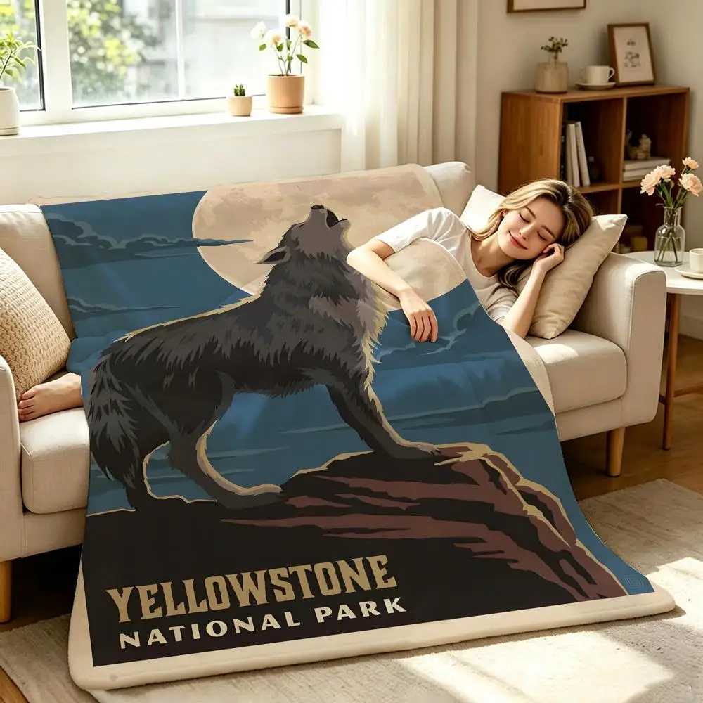 Art Y-Yellowstone N-National P-Park Throw Soft Warm Flannel Throw Blanket, Multi-use for Sofa Bed Office Nap
Art Y-Yellowstone N-National P-Park Throw Soft Warm Flannel Throw Blanket, Multi-use for Sofa Bed Office Nap