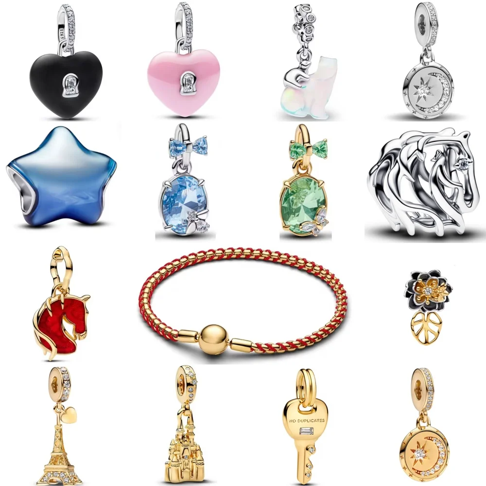 2026Hot Selling 925 Silver,Horse,Heart shape,Iron Tower,Key Bead Pendant,fit Original Bracelet DIY Accessories Exquisite Jewelry
2026Hot Selling 925 Silver,Horse,Heart shape,Iron Tower,Key Bead Pendant,fit Original Bracelet DIY Accessories Exquisite Jewelry