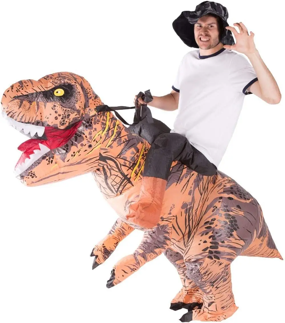 Jurassic T Rex Dinosaur Inflatable Costume for Adults - One Size, Premium Ride
Jurassic T Rex Dinosaur Inflatable Costume for Adults - One Size, Premium Ride