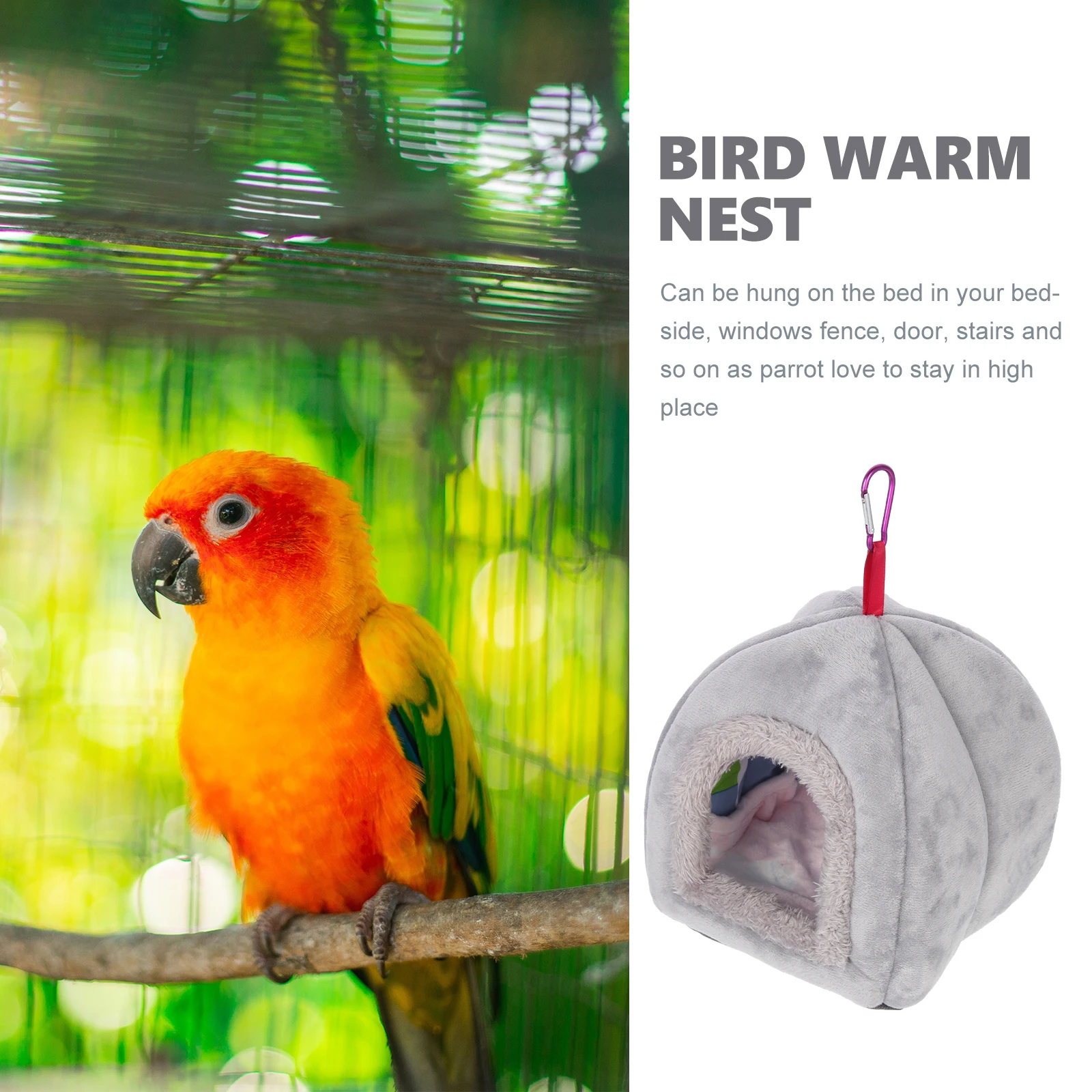 Bird Hammock Bed Warm Nest Winter Cage Tent Accessories for Parakeets Chinchilla Small Pets Bird Cages Cockatiel Nest Home Decor
Bird Hammock Bed Warm Nest Winter Cage Tent Accessories for Parakeets Chinchilla Small Pets Bird Cages Cockatiel Nest Home Decor