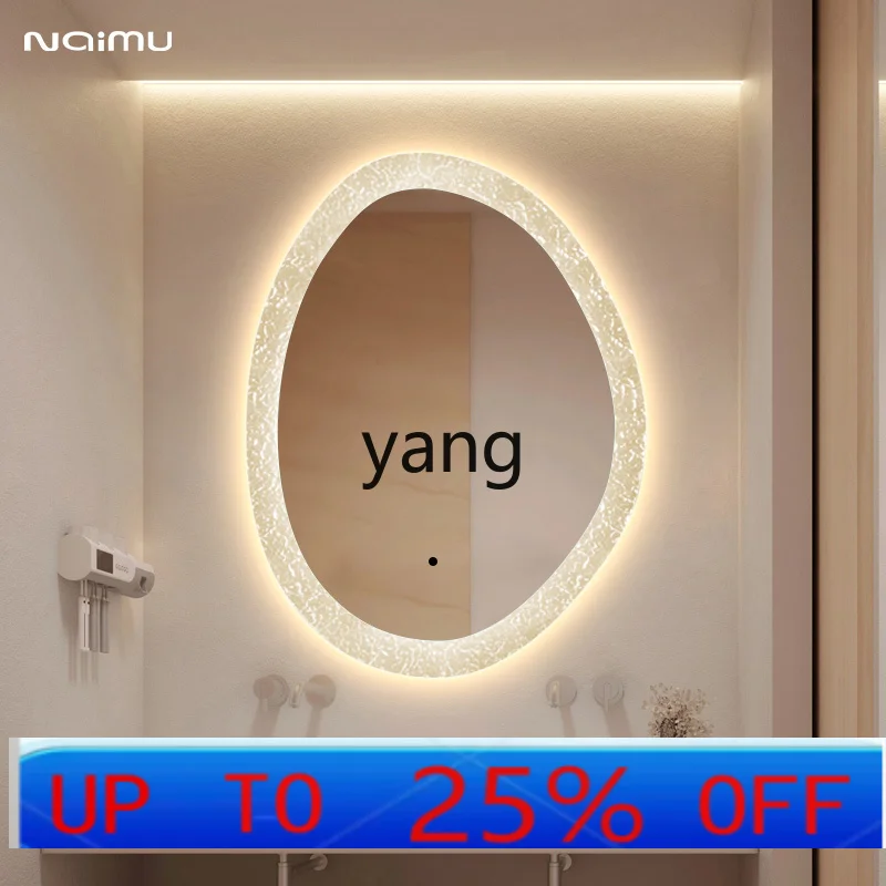 LMM toilet smart oval toilet retro bathroom special-shaped wall mirror
LMM toilet smart oval toilet retro bathroom special-shaped wall mirror