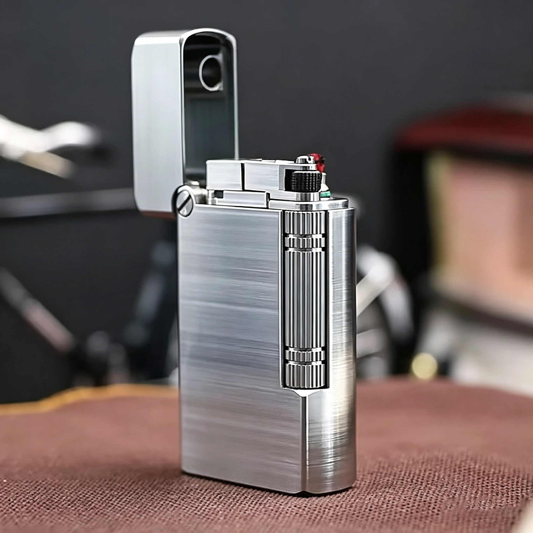 CNC Premium Precision Gasolines Lighter Stainless Steel Luxury Kerosenes wick Flint Lighter Rare Smoking Refillable Oil Lighter
CNC Premium Precision Gasolines Lighter Stainless Steel Luxury Kerosenes wick Flint Lighter Rare Smoking Refillable Oil Lighter