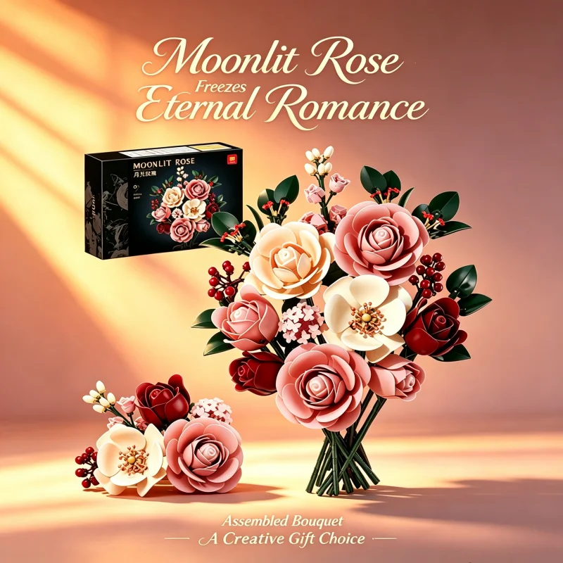 2026 Moonlit Rose Eternal Flower Building Blocks Romantic Bouquet Home Office Room Wedding Festival Decor Toys Valentines Gift
2026 Moonlit Rose Eternal Flower Building Blocks Romantic Bouquet Home Office Room Wedding Festival Decor Toys Valentines Gift