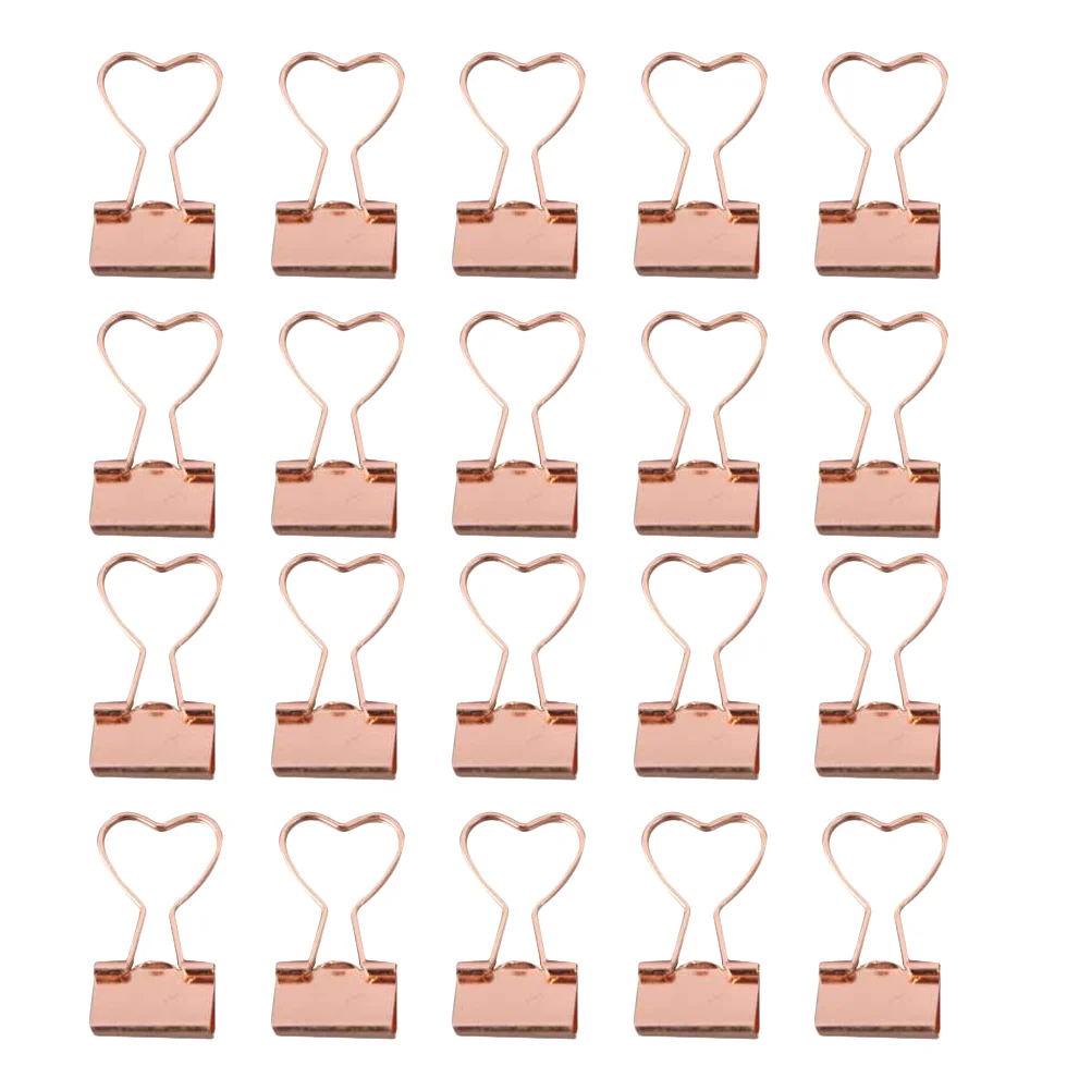 20 Pcs Little Clip File Organizing Clips Office Stationery Clamps Heart Shaped Binder Paper Book Learning Accessories
20 Pcs Little Clip File Organizing Clips Office Stationery Clamps Heart Shaped Binder Paper Book Learning Accessories