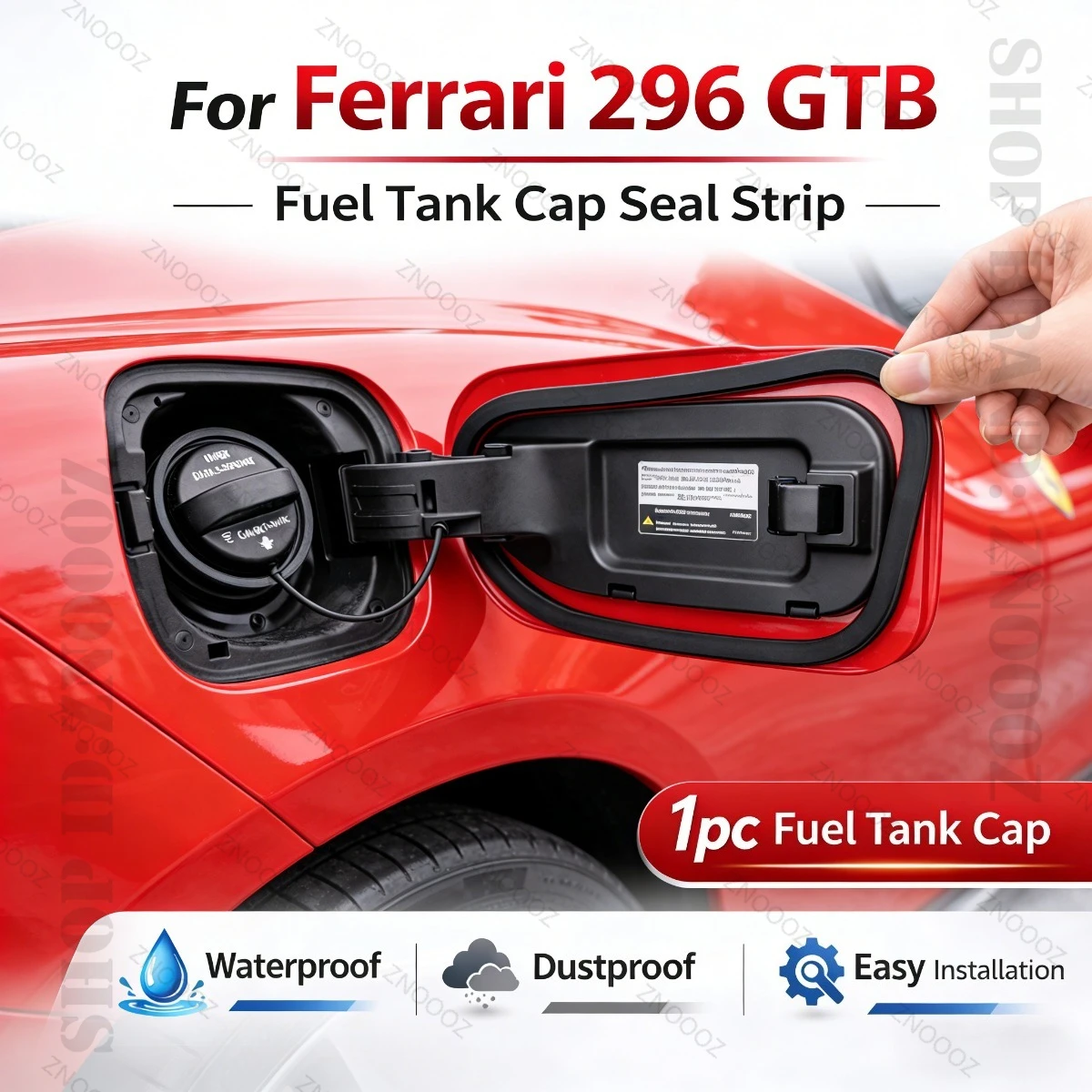 Car Seal Strip Rubber Double Layer Dustproof Waterproof Sealing Protector Gas Cap Trim 1pc Fuel Tank Cover For Ferrari 296 GTB
Car Seal Strip Rubber Double Layer Dustproof Waterproof Sealing Protector Gas Cap Trim 1pc Fuel Tank Cover For Ferrari 296 GTB