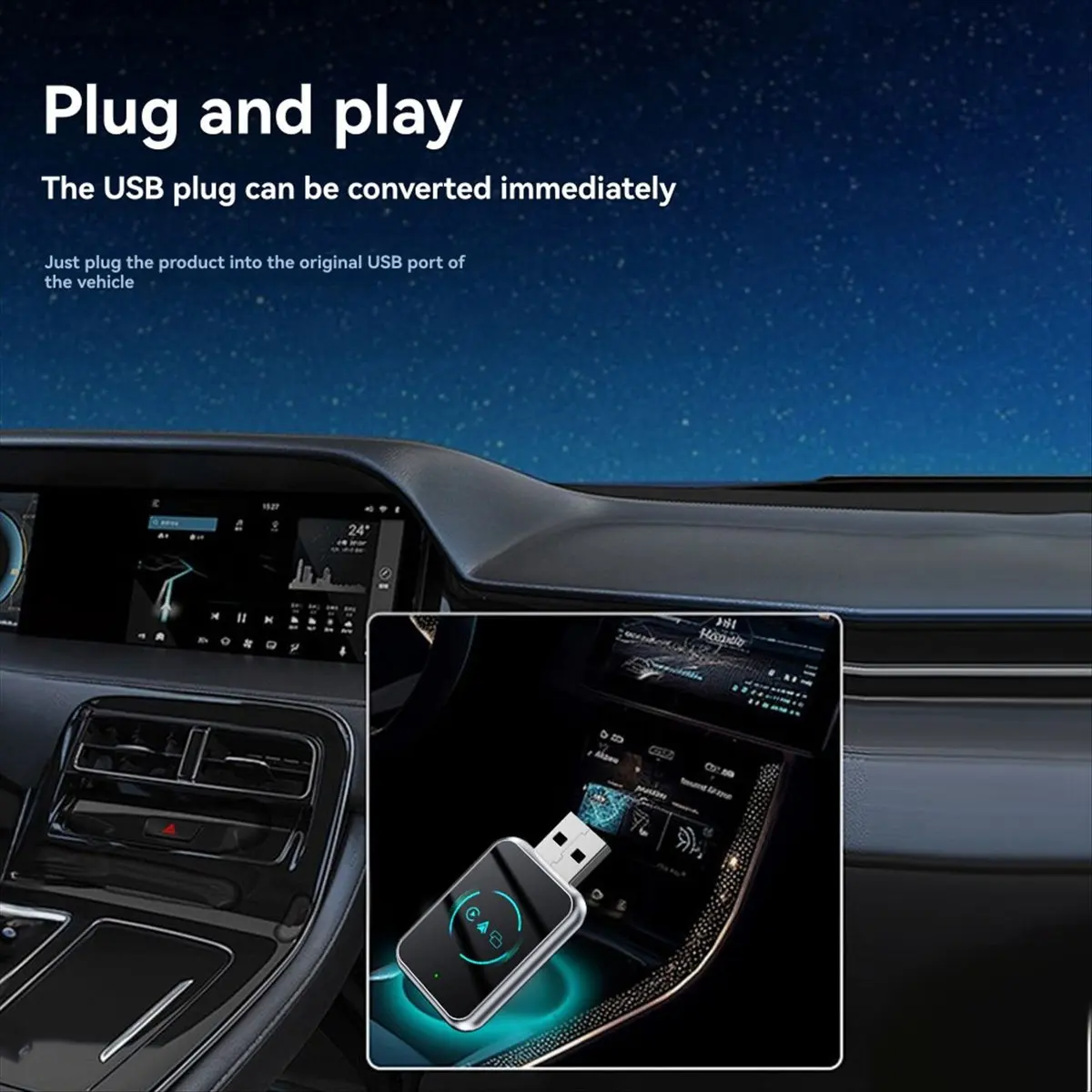 Punctual- 3 In1 Carplay Mirror Link Wireless Carplay Android Auto USB Dongle Adapter Bluetooth+WiFi Wired Carplay to Wireless A
Punctual- 3 In1 Carplay Mirror Link Wireless Carplay Android Auto USB Dongle Adapter Bluetooth+WiFi Wired Carplay to Wireless A