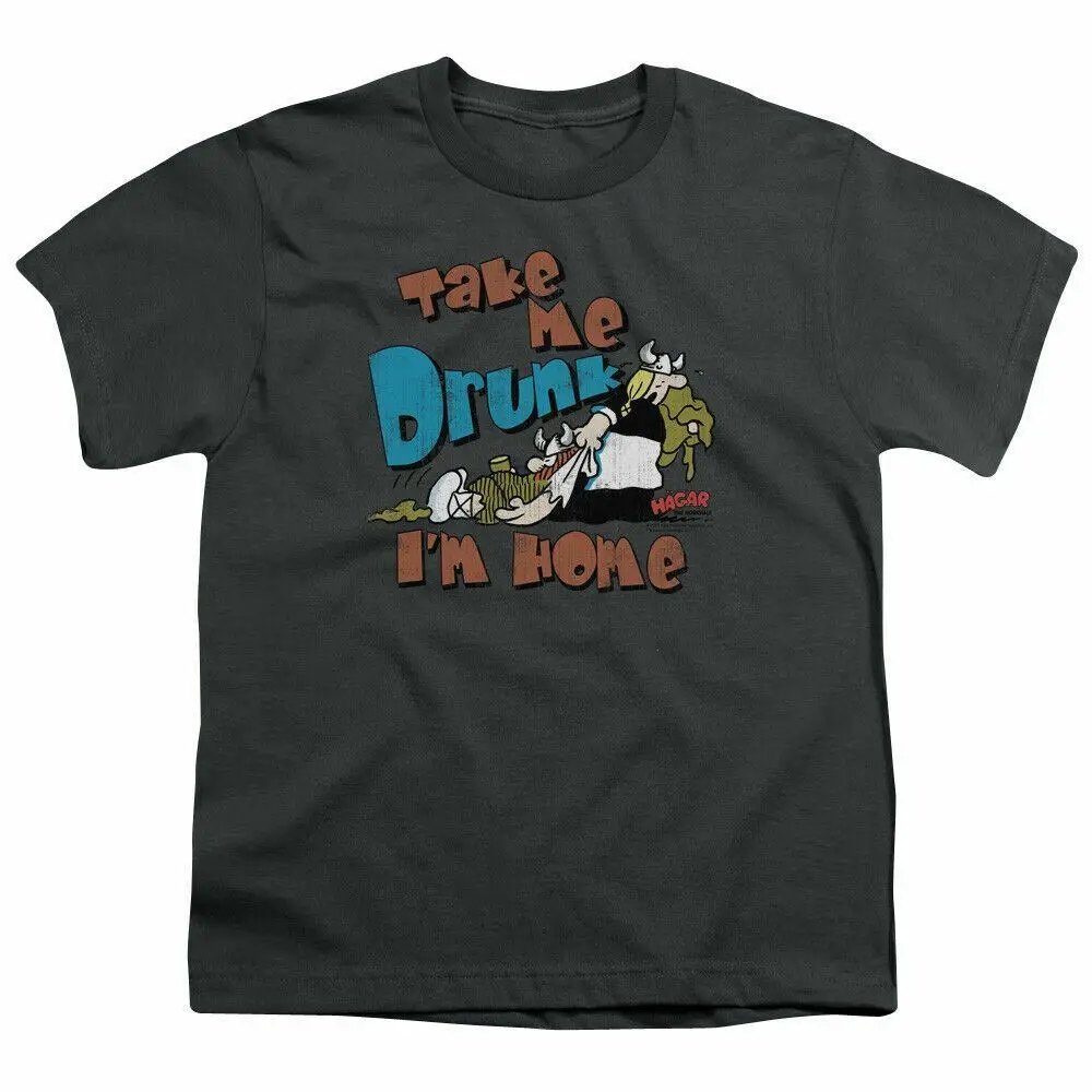 Hagar The Horrible Take Me Home Kids Youth T Shirt Licensed Comics Tee Charcoal
Hagar The Horrible Take Me Home Kids Youth T Shirt Licensed Comics Tee Charcoal
