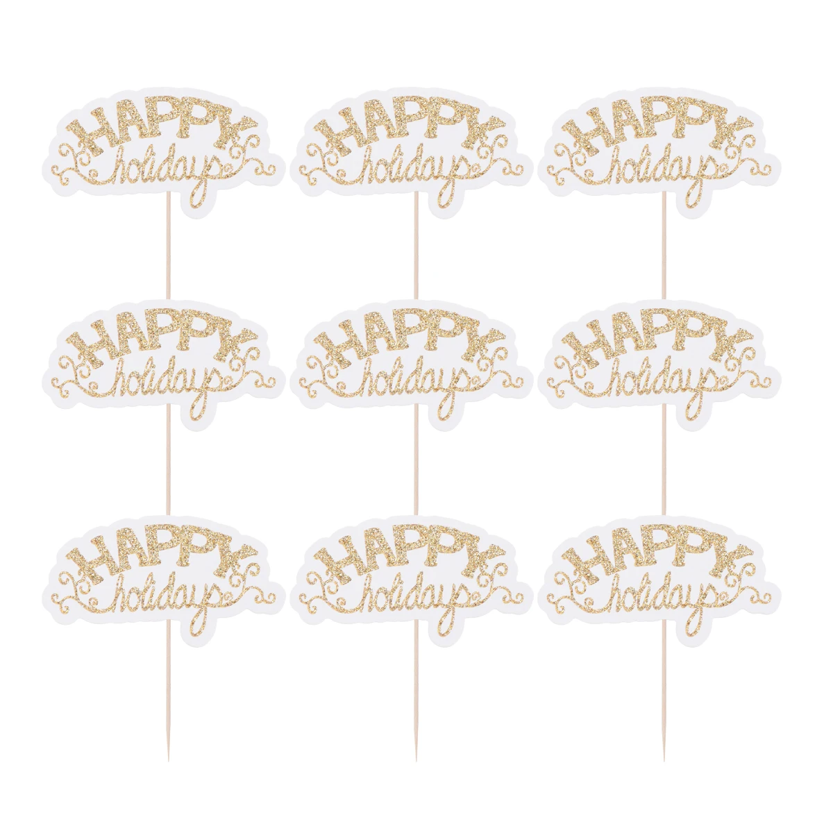 20 Pcs Cake Decorations Paper Christmas Toppers Happy Holiday Design Picks For Birthday Wedding Festive Occasions
20 Pcs Cake Decorations Paper Christmas Toppers Happy Holiday Design Picks For Birthday Wedding Festive Occasions