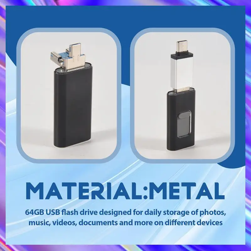 Флеш-накопитель USB 3.0 A98Z, функция 4 в 1, фотопамять 64 ГБ, расширяющая память для Micro-USB/Android/IOS/Type C/OTG
Флеш-накопитель USB 3.0 A98Z, функция 4 в 1, фотопамять 64 ГБ, расширяющая память для Micro-USB/Android/IOS/Type C/OTG