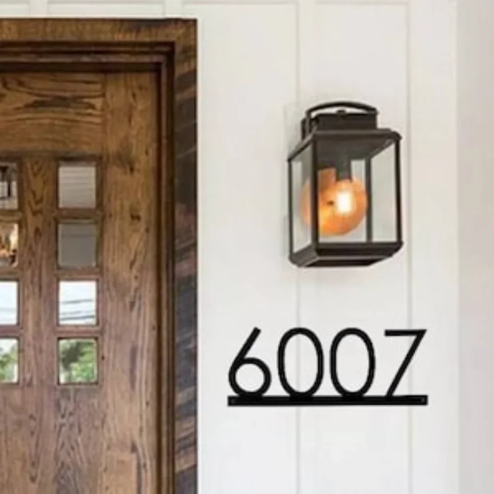 Personalized House Number Sign Home Horizontal Metal Address Customized Farmhouse Decor room decoration
Personalized House Number Sign Home Horizontal Metal Address Customized Farmhouse Decor room decoration