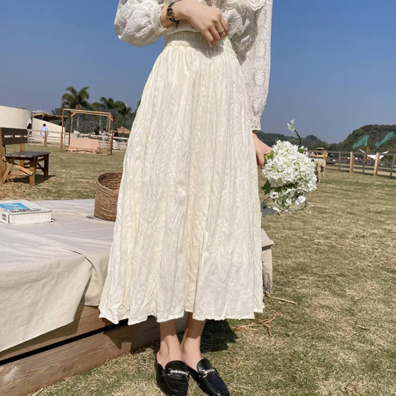 Gothic Metallic Black Pleated Long Skirt Vintage High Waisted A Line Satin Skirts Womens Korean Style 2022 summer
Gothic Metallic Black Pleated Long Skirt Vintage High Waisted A Line Satin Skirts Womens Korean Style 2022 summer