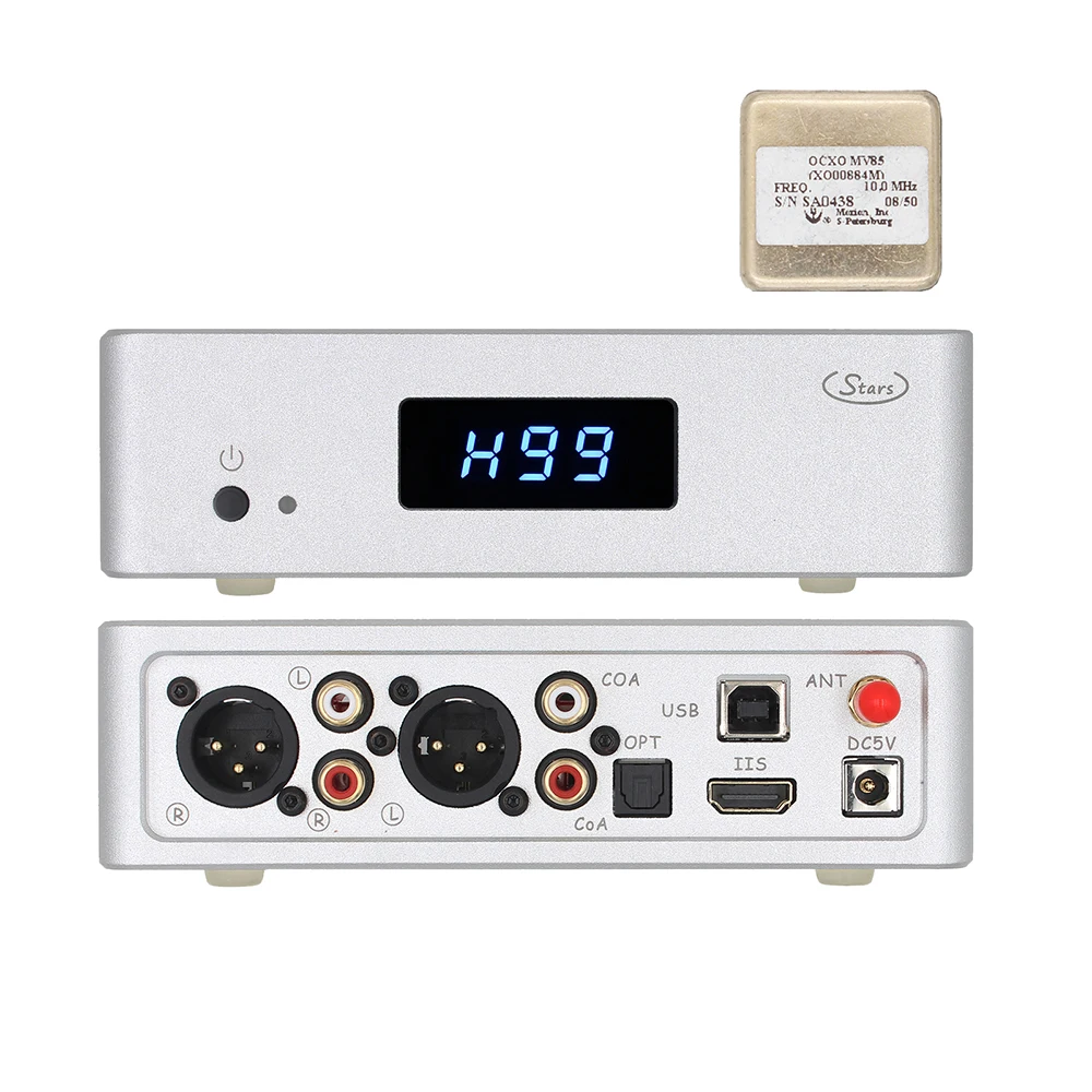 Nvarcher AK4499EX полностью сбалансированный DAC декодер волоконно-коаксиальный вход 1536hkz DSD1024 с OCXO MV85 LT3042 источник питания
Nvarcher AK4499EX полностью сбалансированный DAC декодер волоконно-коаксиальный вход 1536hkz DSD1024 с OCXO MV85 LT3042 источник питания
