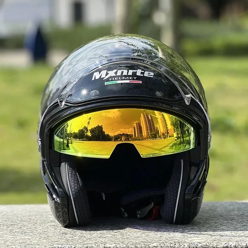 Original Mxnrte Brand Bright Black Helmet Racing Double Lens Half Helmet Unisex Motorcycle Off-Road Summer Helmet Casco Capacete
Original Mxnrte Brand Bright Black Helmet Racing Double Lens Half Helmet Unisex Motorcycle Off-Road Summer Helmet Casco Capacete