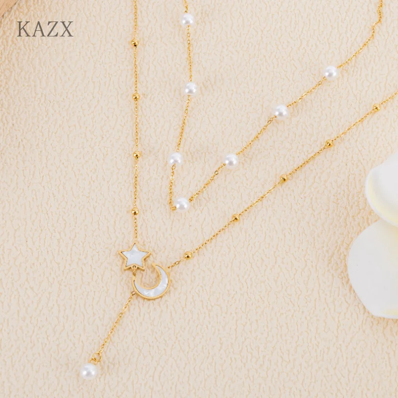 Anti Oxidation Stainless Steel Pearl layering Necklace Dainty Chain Minimalist Daily Wear Jewelry for birthday gift
Anti Oxidation Stainless Steel Pearl layering Necklace Dainty Chain Minimalist Daily Wear Jewelry for birthday gift