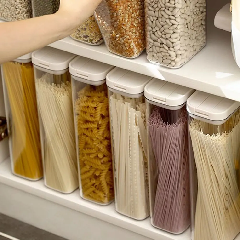 Pasta Container Noodle Storage Tube 1800ML Sealed Canister Kitchen Containers Pantry Organization Food Storage Solution
Pasta Container Noodle Storage Tube 1800ML Sealed Canister Kitchen Containers Pantry Organization Food Storage Solution