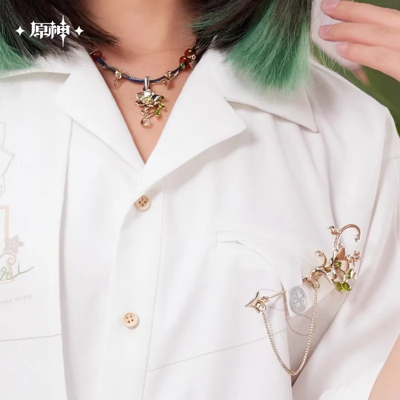 Official GenshinImpact Yu Lin and Flying Sand Series Tinari Impact Necklace / Brooch Genshin Anime Peripheral Gift
Official GenshinImpact Yu Lin and Flying Sand Series Tinari Impact Necklace / Brooch Genshin Anime Peripheral Gift