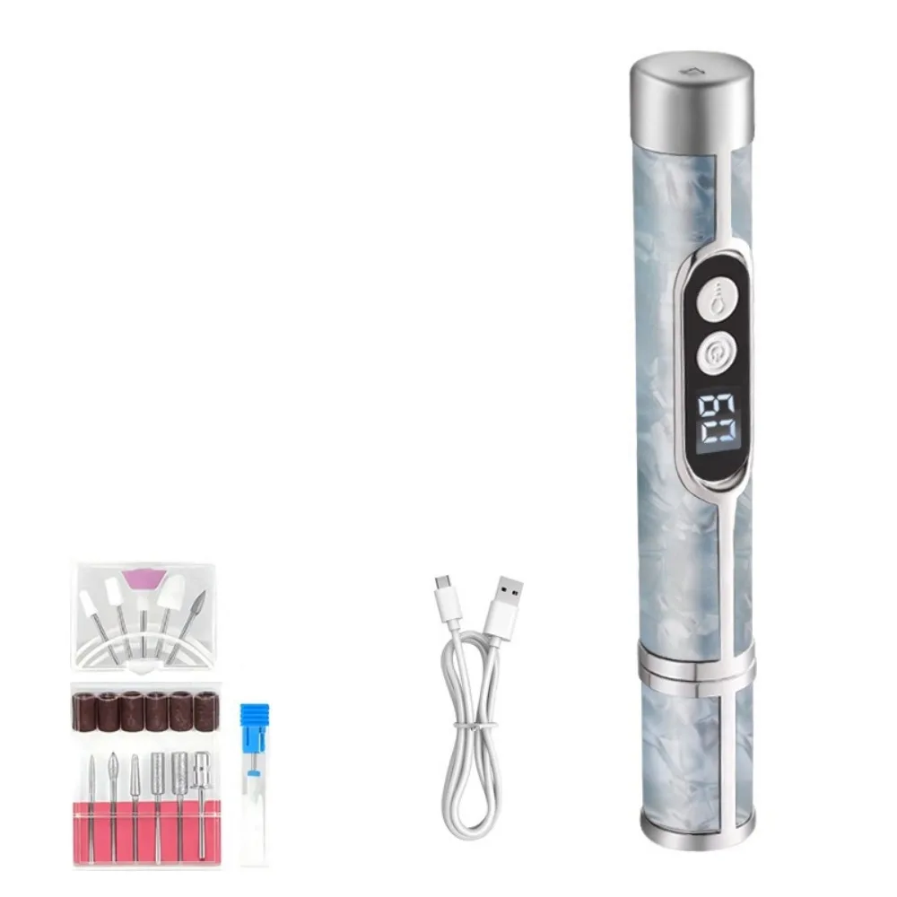 High Speed Nail Drill Machine Digital Display Rechargeable Electric Nail Sander Pen-Style Cordless Nail Polisher Nail Care
High Speed Nail Drill Machine Digital Display Rechargeable Electric Nail Sander Pen-Style Cordless Nail Polisher Nail Care
