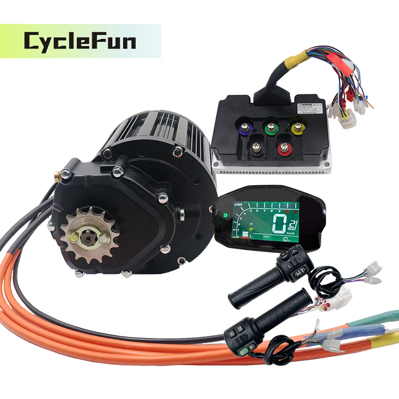 QS138 90H V3 4KW Mid-Drive Motor Kit with ND72680 350A Phase 680A Controller and DKD Display Throttle
QS138 90H V3 4KW Mid-Drive Motor Kit with ND72680 350A Phase 680A Controller and DKD Display Throttle