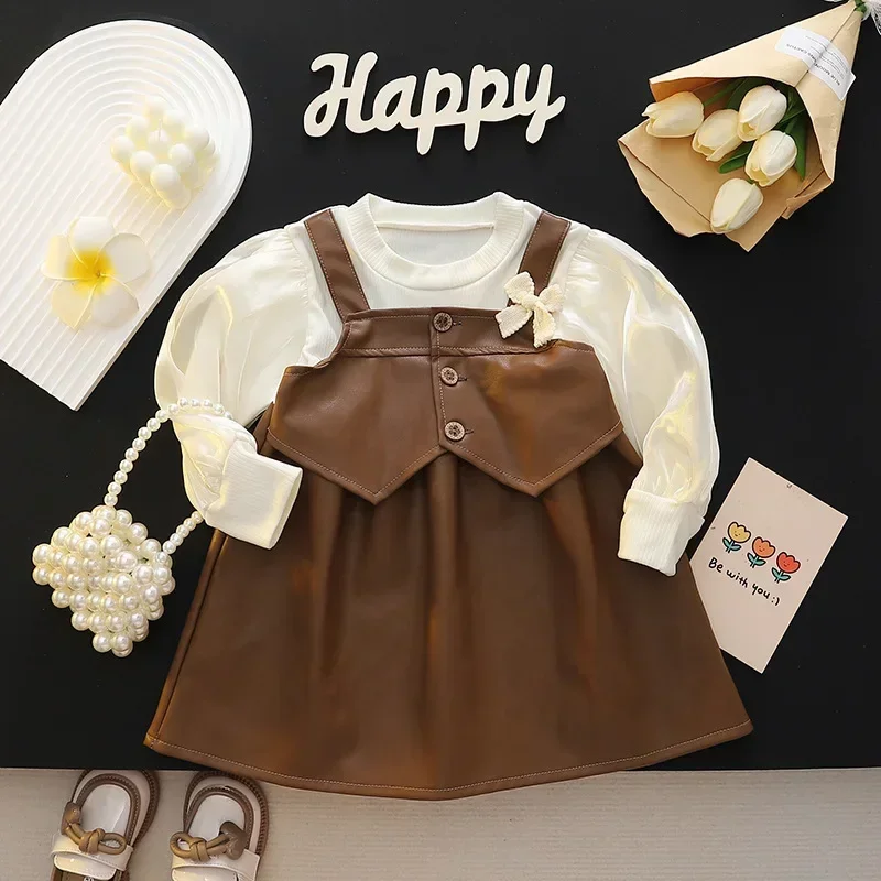 Toddler Baby Dresses For Girls Spring Cotton Long Sleeve Mesh Bow Lace Girls Dress Fashion Princess Clothes For Kids Clothing
Toddler Baby Dresses For Girls Spring Cotton Long Sleeve Mesh Bow Lace Girls Dress Fashion Princess Clothes For Kids Clothing
