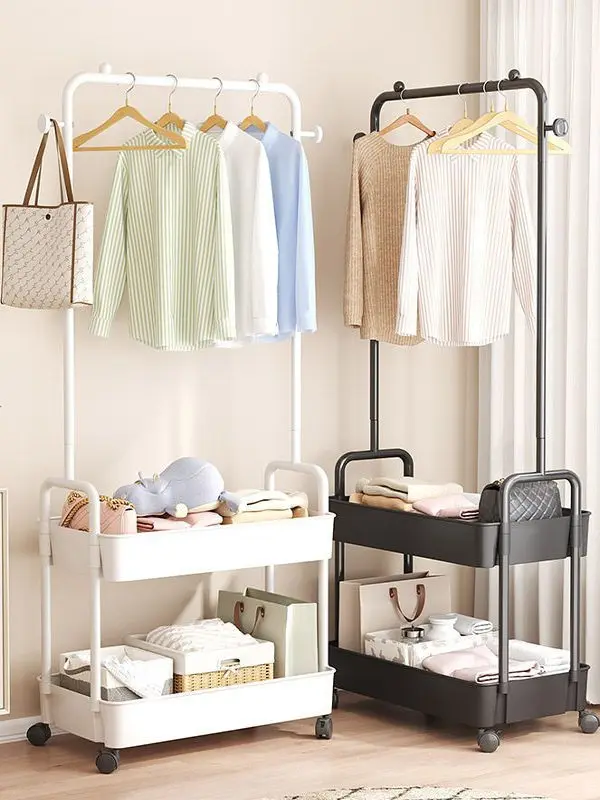 Modern Simple Bedroom Wardrobe Clothes Drng Ra Mobile with Wheels Indoor Clothesline Stand Plastic Storage Organizer
Modern Simple Bedroom Wardrobe Clothes Drng Ra Mobile with Wheels Indoor Clothesline Stand Plastic Storage Organizer