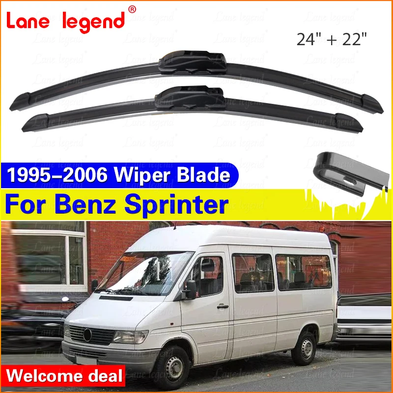 Car Wiper Blades For Mercedes Benz Sprinter 1995 - 2006 Front Windscreen Windshield Wipers Blades Auto Accessories 2005 24"+22"
Car Wiper Blades For Mercedes Benz Sprinter 1995 - 2006 Front Windscreen Windshield Wipers Blades Auto Accessories 2005 24"+22"