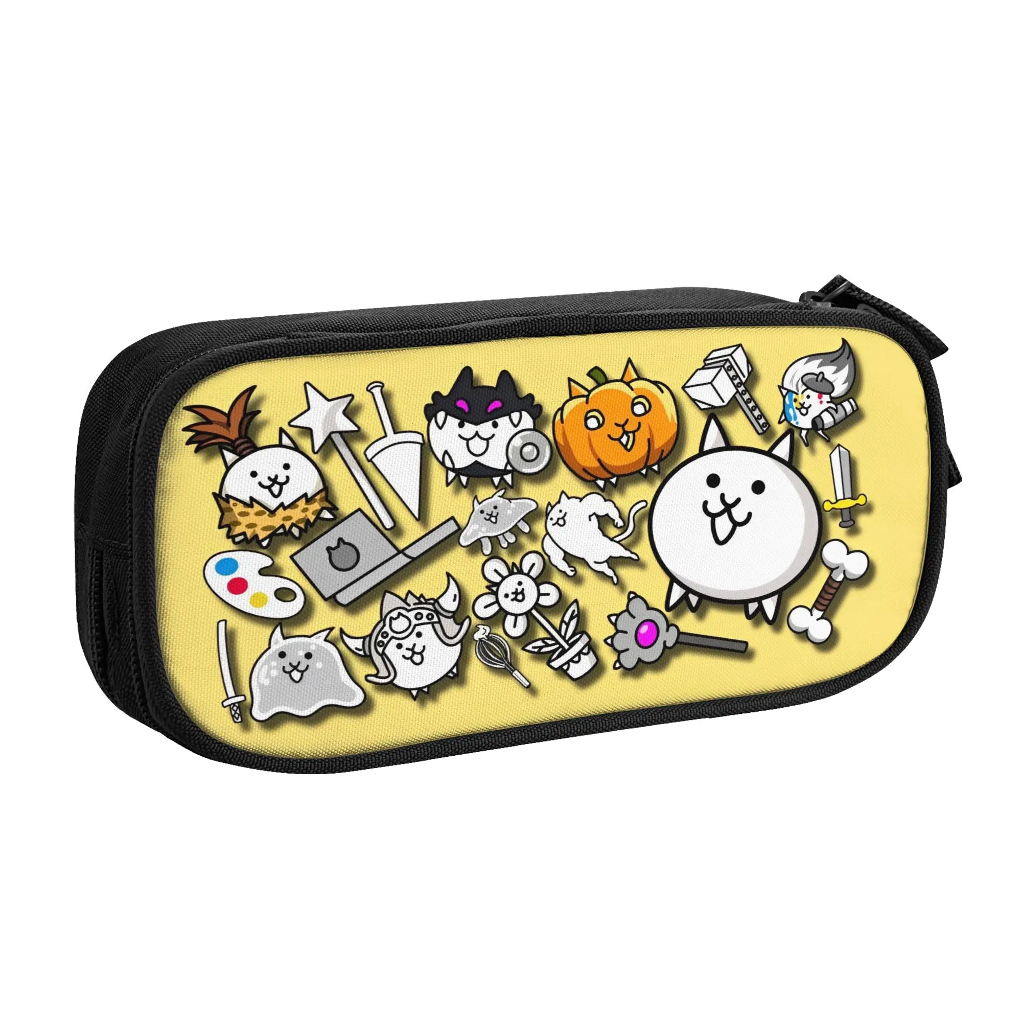 Nyanko Great War Battle Cats Pencil Cases Warrior Cartoon Cute Pen Holder Bag Student Large Storage School Pencilcase Stationery
Nyanko Great War Battle Cats Pencil Cases Warrior Cartoon Cute Pen Holder Bag Student Large Storage School Pencilcase Stationery