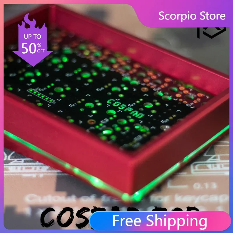 Cospad Custom Mechanical Keyboard Kit 24 Keys Supports TKG-TOOLS Underglow RGB PCB 20% Programmed Numpad XD21 Positioning Plate
Cospad Custom Mechanical Keyboard Kit 24 Keys Supports TKG-TOOLS Underglow RGB PCB 20% Programmed Numpad XD21 Positioning Plate
