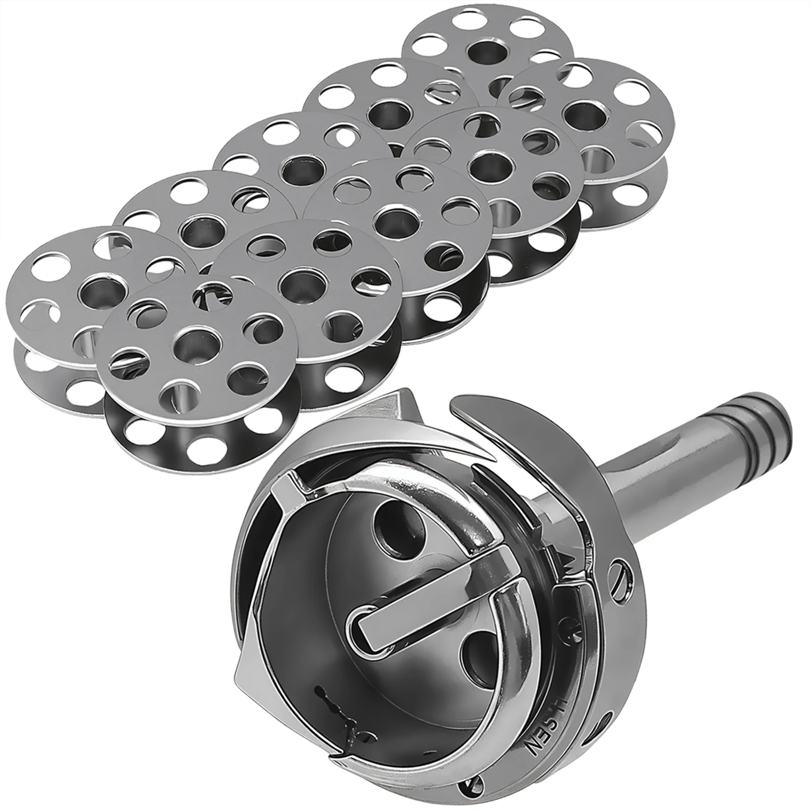 #HSH-12-15MMJ(A) Large Rotary Hook&10PCS #B9117-563-000 Bobbins For JUKI LU-563 LU-1508NH 1509NH Sewing Machine Accessories
#HSH-12-15MMJ(A) Large Rotary Hook&10PCS #B9117-563-000 Bobbins For JUKI LU-563 LU-1508NH 1509NH Sewing Machine Accessories