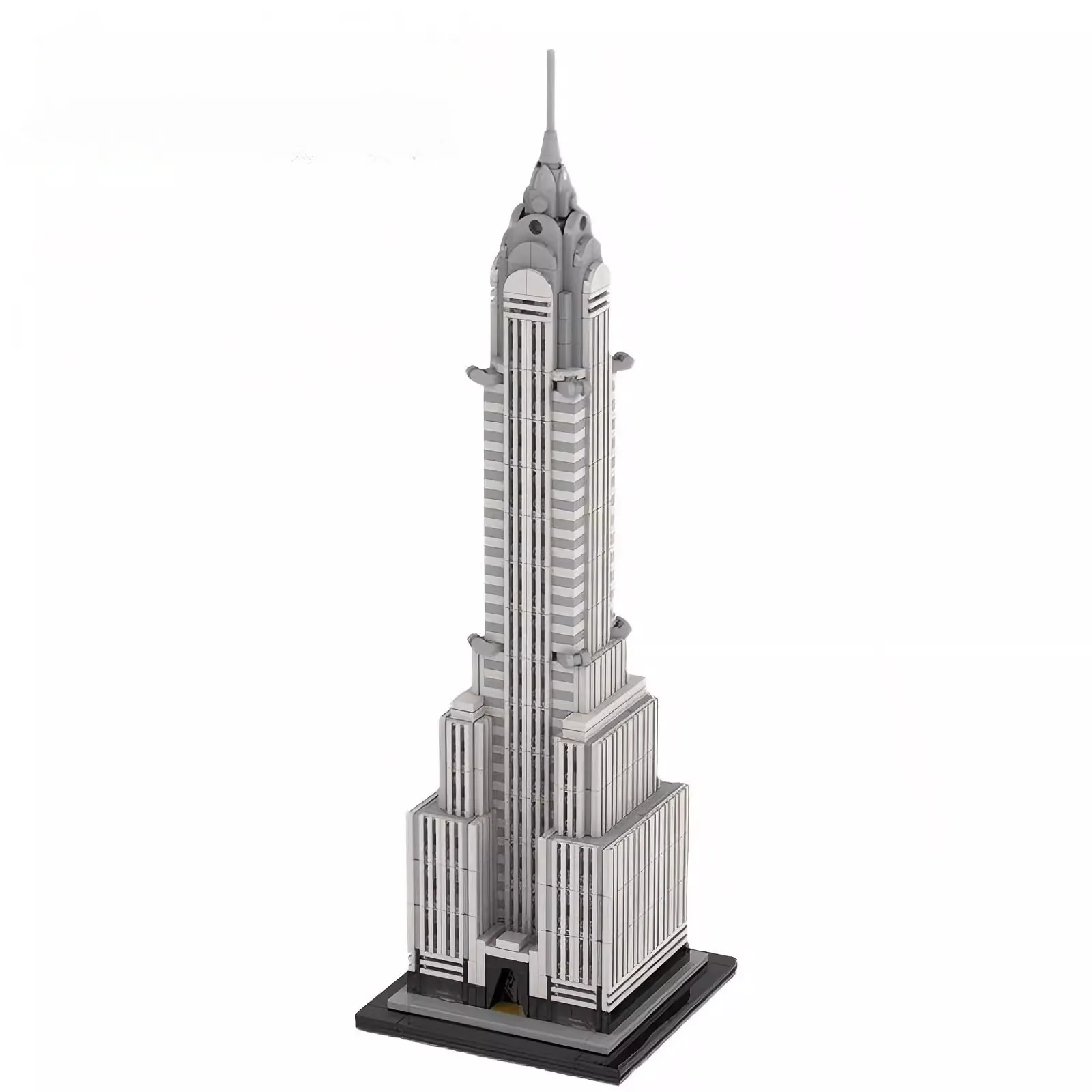 1201PCS Chrysler Building Architecture Model - 1:800 Scale City Street View Collection Building Blocks Set for Kids & Adults
1201PCS Chrysler Building Architecture Model - 1:800 Scale City Street View Collection Building Blocks Set for Kids & Adults