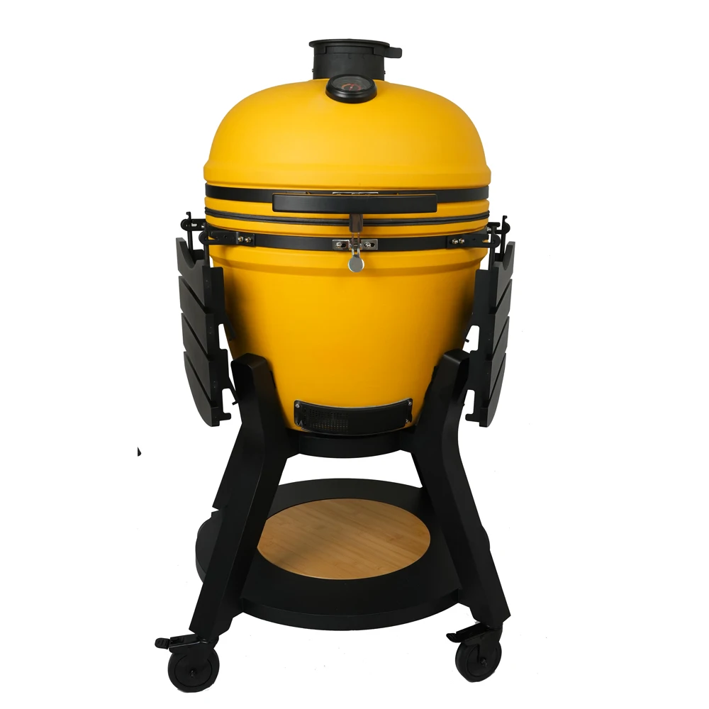 High Quality Pro Kamado 23'' Grill XXL Yellow Charcoal BBQ Komodo for 5-7 People
High Quality Pro Kamado 23'' Grill XXL Yellow Charcoal BBQ Komodo for 5-7 People