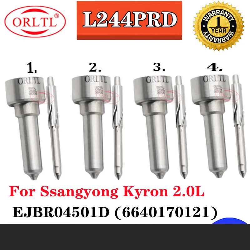 4PCS A6640170121 L244PBD Diesel Fuel Injection Nozzle L244PRD For Ssangyong Kyron 2.0L Injector Assy EJBR04501D (6640170121)
4PCS A6640170121 L244PBD Diesel Fuel Injection Nozzle L244PRD For Ssangyong Kyron 2.0L Injector Assy EJBR04501D (6640170121)