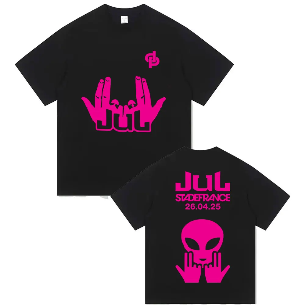 French Rap July Tour Album 2025 Summer Men's Women's Pop Music Fashion Cotton Printed Loose Casual T-shirt
French Rap July Tour Album 2025 Summer Men's Women's Pop Music Fashion Cotton Printed Loose Casual T-shirt