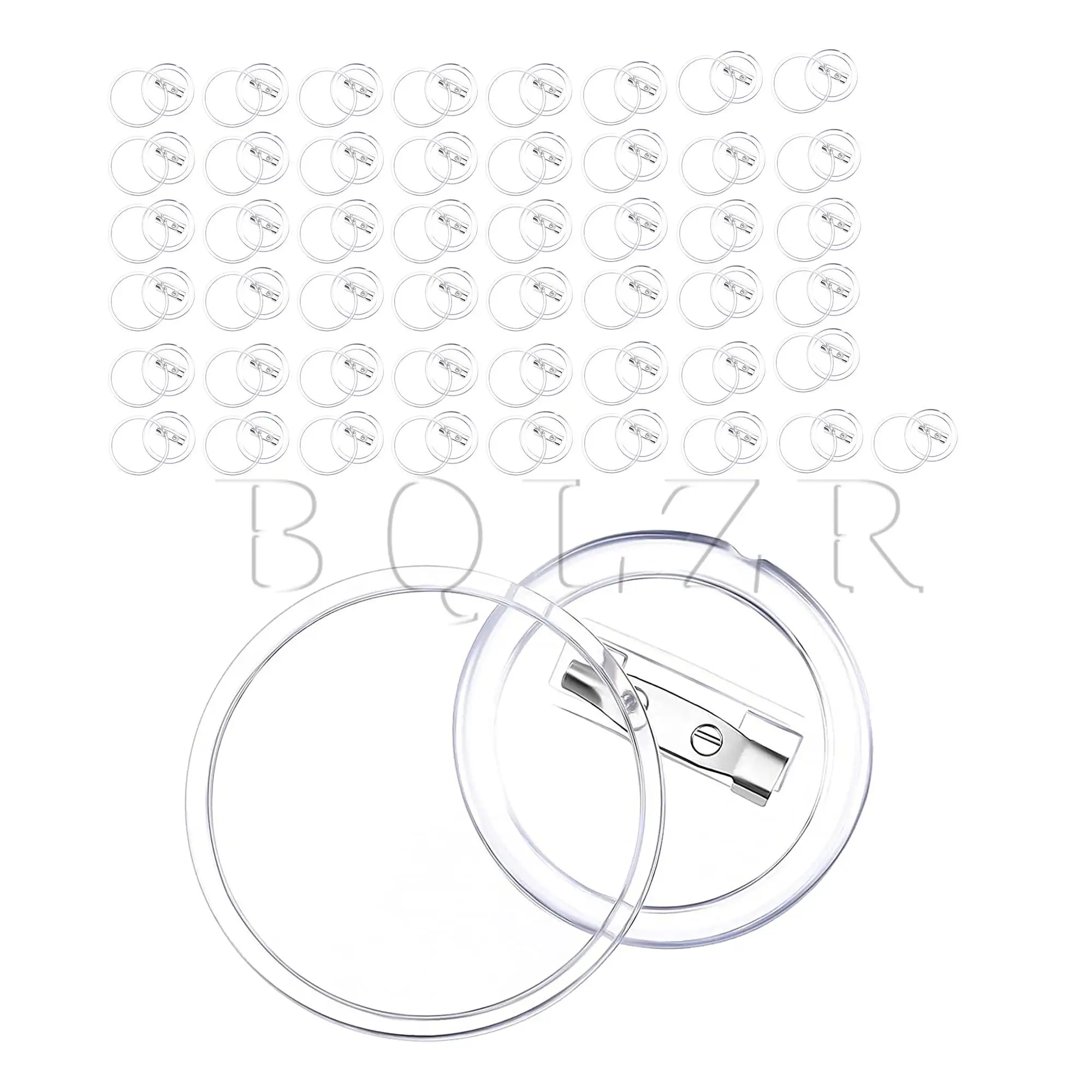 BQLZR 50 шт. 2,28 "OD, акриловые прозрачные кнопки, значки с булавкой для рукоделия
BQLZR 50 шт. 2,28 "OD, акриловые прозрачные кнопки, значки с булавкой для рукоделия